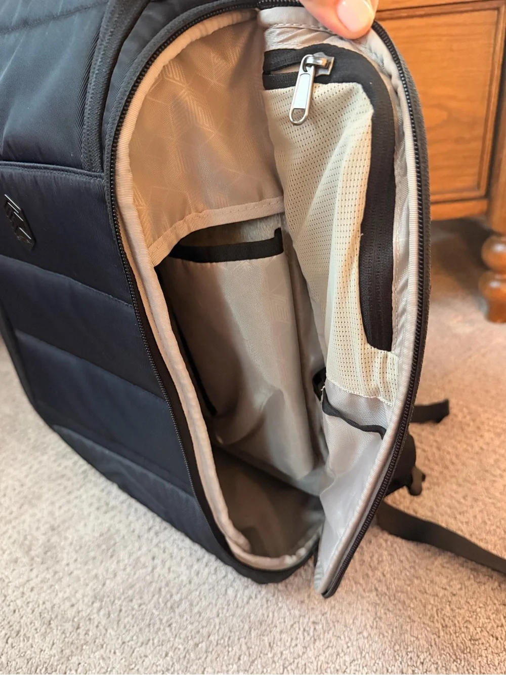 STM Black Padded Men’s Laptop Backpack